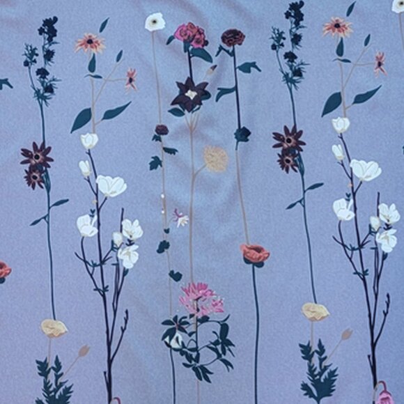 Gray Floral Sleeveless Tunic (Sz XXL) - Picture 2 of 3